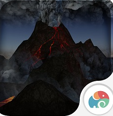 3D火山梦象动态壁纸