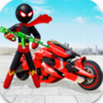 火柴人摩托车超级英雄
