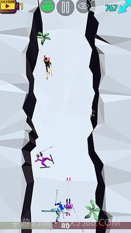 长腿滑雪比赛手游2.9截图