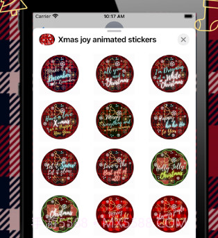 Xmasjoyanimatedstickersv1.10截图