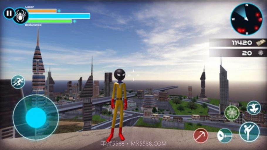 城市英雄火柴人v1.0.9截图