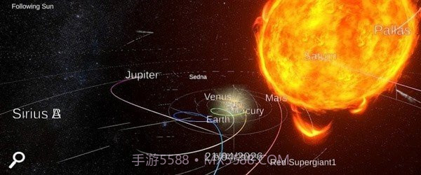 太阳系模拟器v0.10截图
