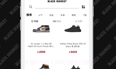 潮流黑市交易网站V1.9.13截图