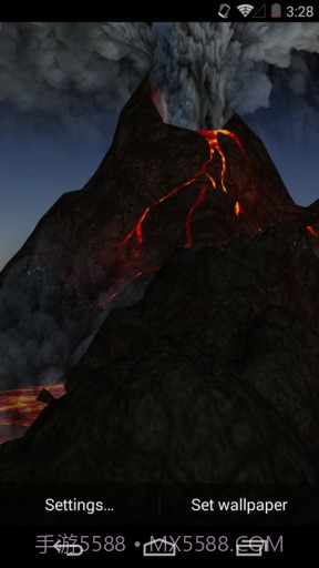 3D火山梦象动态壁纸截图1 3D火山梦象动态壁纸截图1