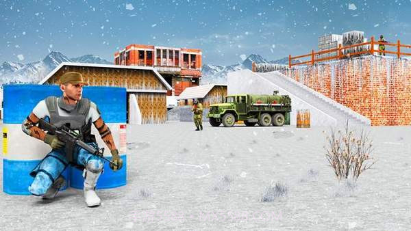 冬季fps射击战场截图1