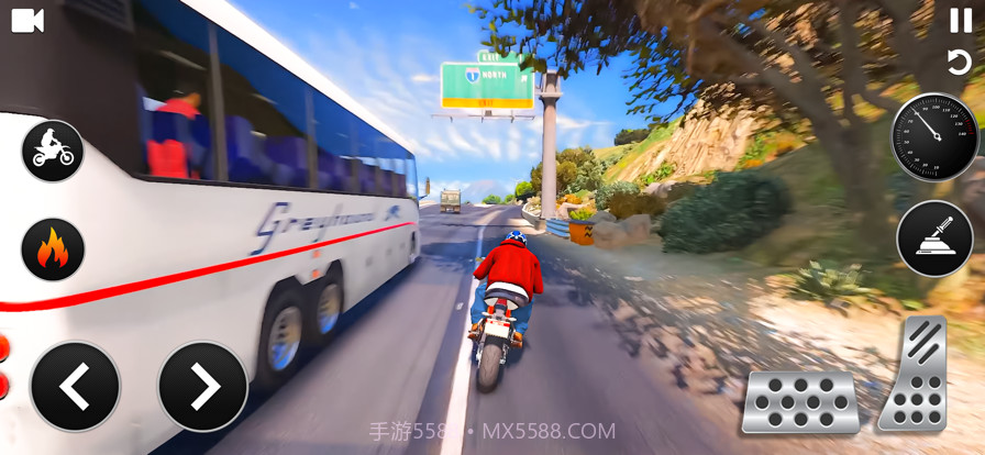 终极摩托车赛车游戏截图1