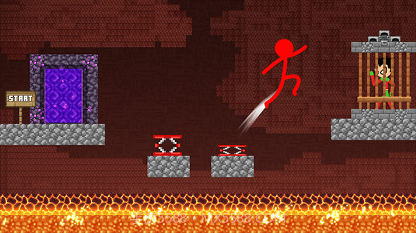 火柴人跑酷竞赛与跳跃截图3