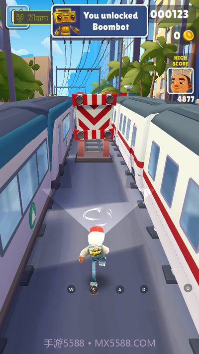 地铁跑酷上帝视角版调速截图3 地铁跑酷上帝视角版调速截图3