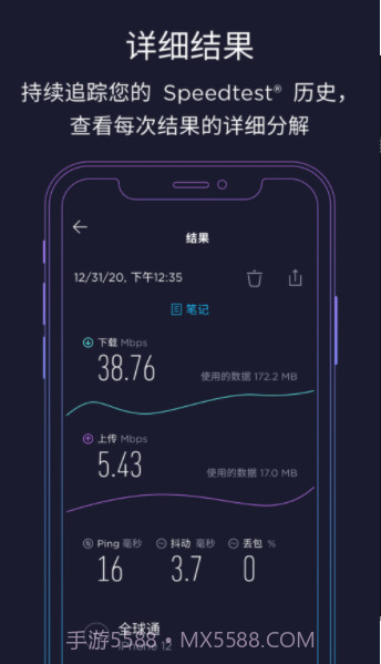 Ookla提供的Speedtest截图1 Ookla提供的Speedtest截图1