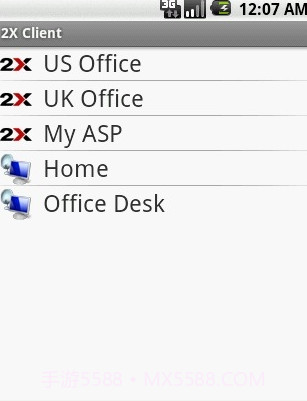 远程桌面连接 2X Client截图1 远程桌面连接 2X Client截图1