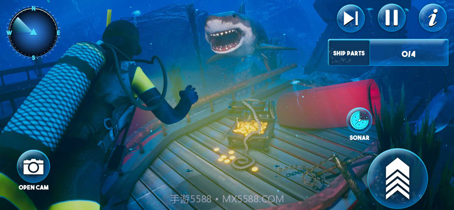 筏生存水下打猎截图2