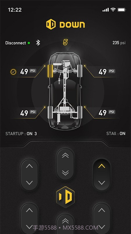 DOWN电控空气悬挂系统截图1 DOWN电控空气悬挂系统截图1