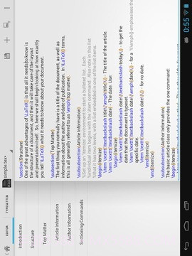 LaTeX编辑器截图5