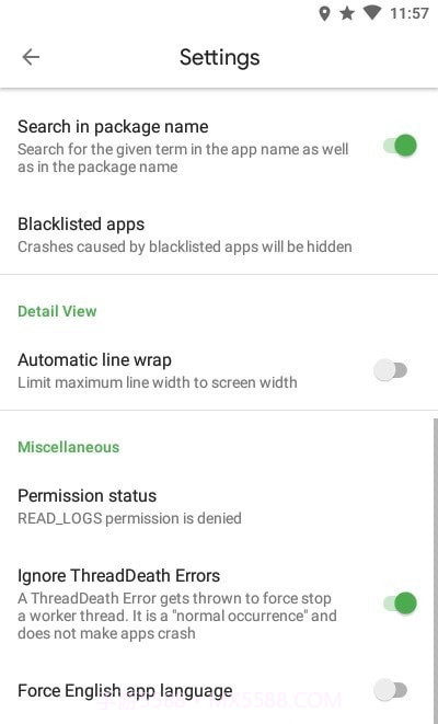 手机崩溃日志记录v2.2.0截图3