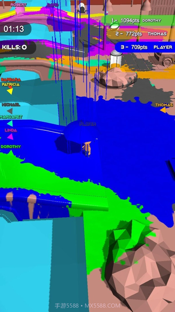 染色雨伞大乱斗截图1 染色雨伞大乱斗截图1