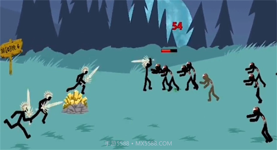 火柴人战争遗产白骨皮肤无限钻石版截图2