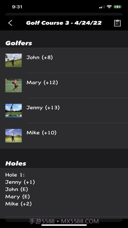 TMG追踪我的高尔夫截图1