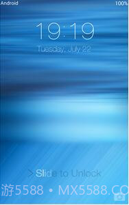 iOS 8 lock screen截图1