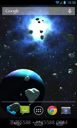 3D小行星动态壁纸截图1