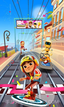 地铁跑酷摩纳哥（Subway Surf）截图1