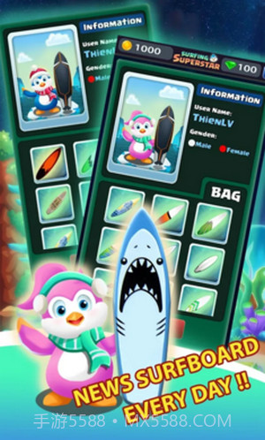 梦幻企鹅太空冲浪截图2