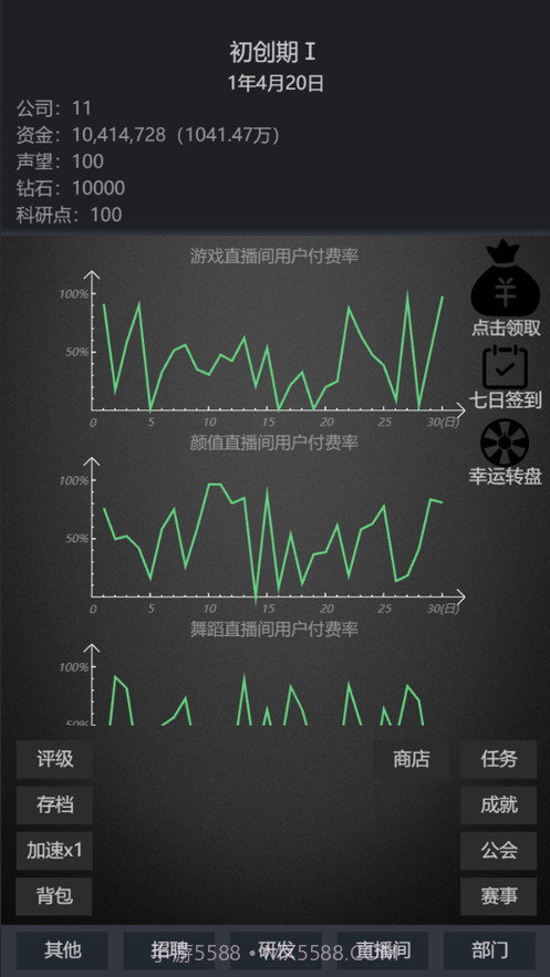 模拟经营我的直播公司截图1 模拟经营我的直播公司截图1