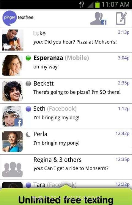 Textfree Text Free Free SMS截图2