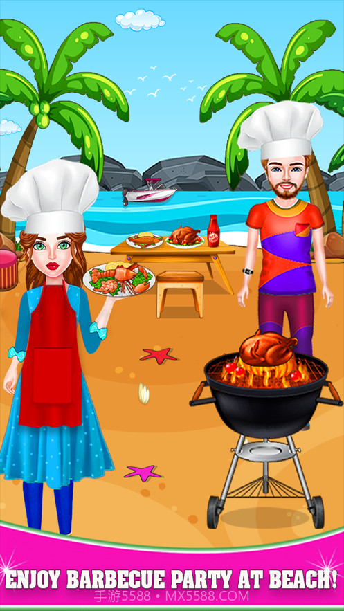 烧烤海海滩美食派对截图2
