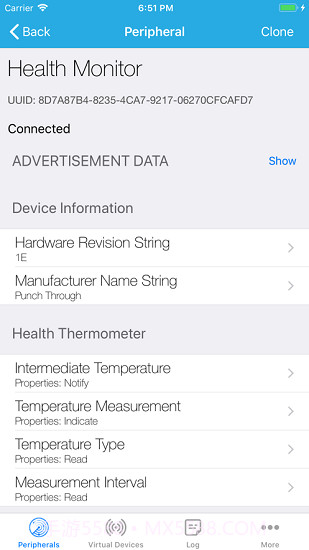 lightblue蓝牙调试助手截图3