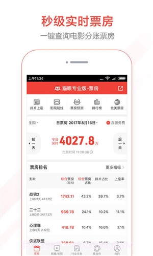 猫眼专业版截图2