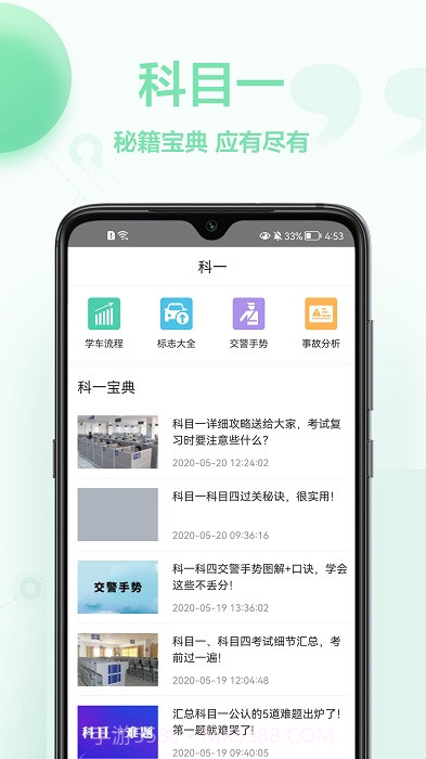 模拟驾照考试截图2