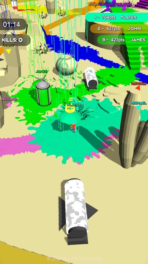 染色雨伞大乱斗截图2 染色雨伞大乱斗截图2