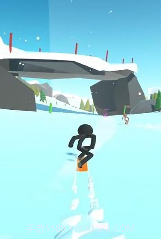 火柴人滑雪完美版截图1