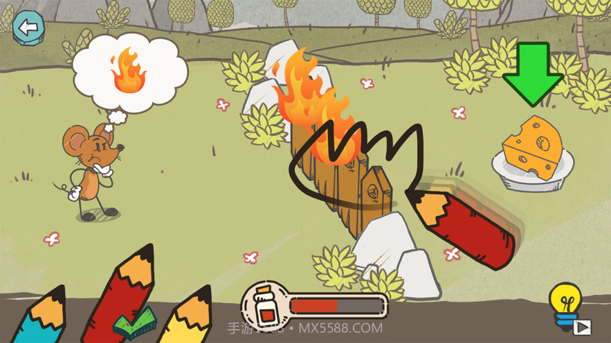 魔法画笔猫与老鼠截图1