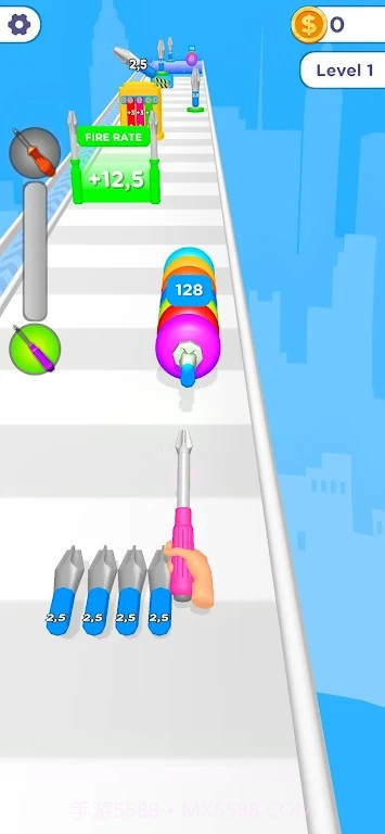 疯狂奔跑的螺丝截图1 疯狂奔跑的螺丝截图1