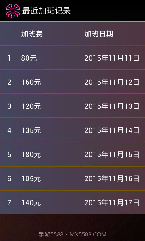 加班费计算器截图4 加班费计算器截图4