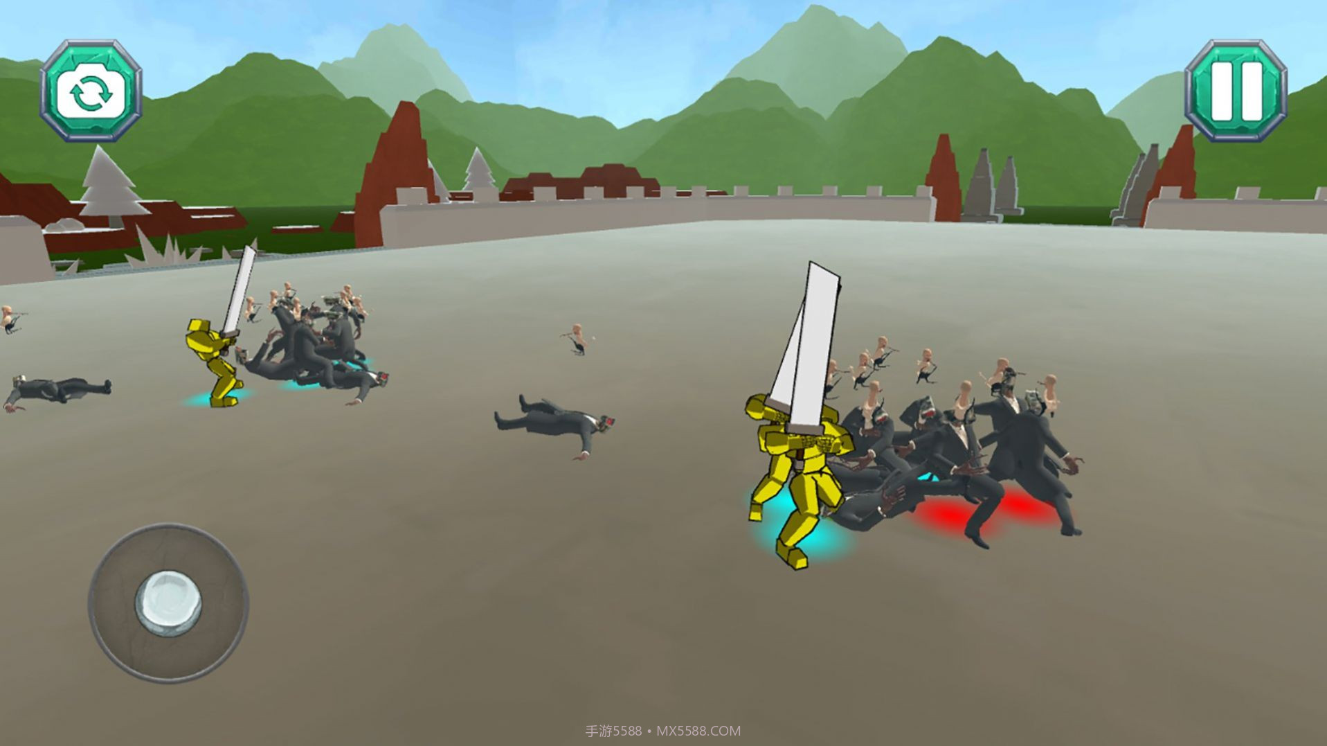 监控人马桶人对决手机版截图1