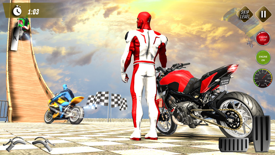 蜘蛛英雄摩托特技截图4 蜘蛛英雄摩托特技截图4