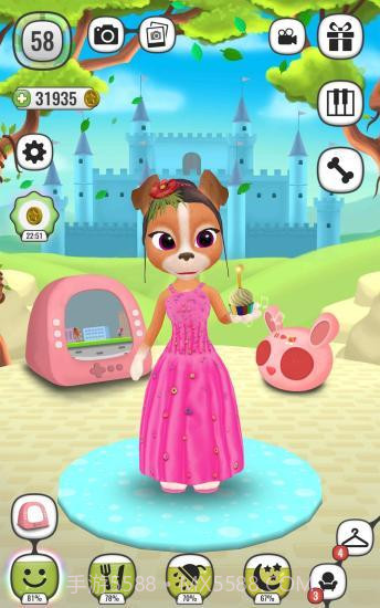 我的会说话的狗 - 宠物游戏截图2 我的会说话的狗 - 宠物游戏截图2