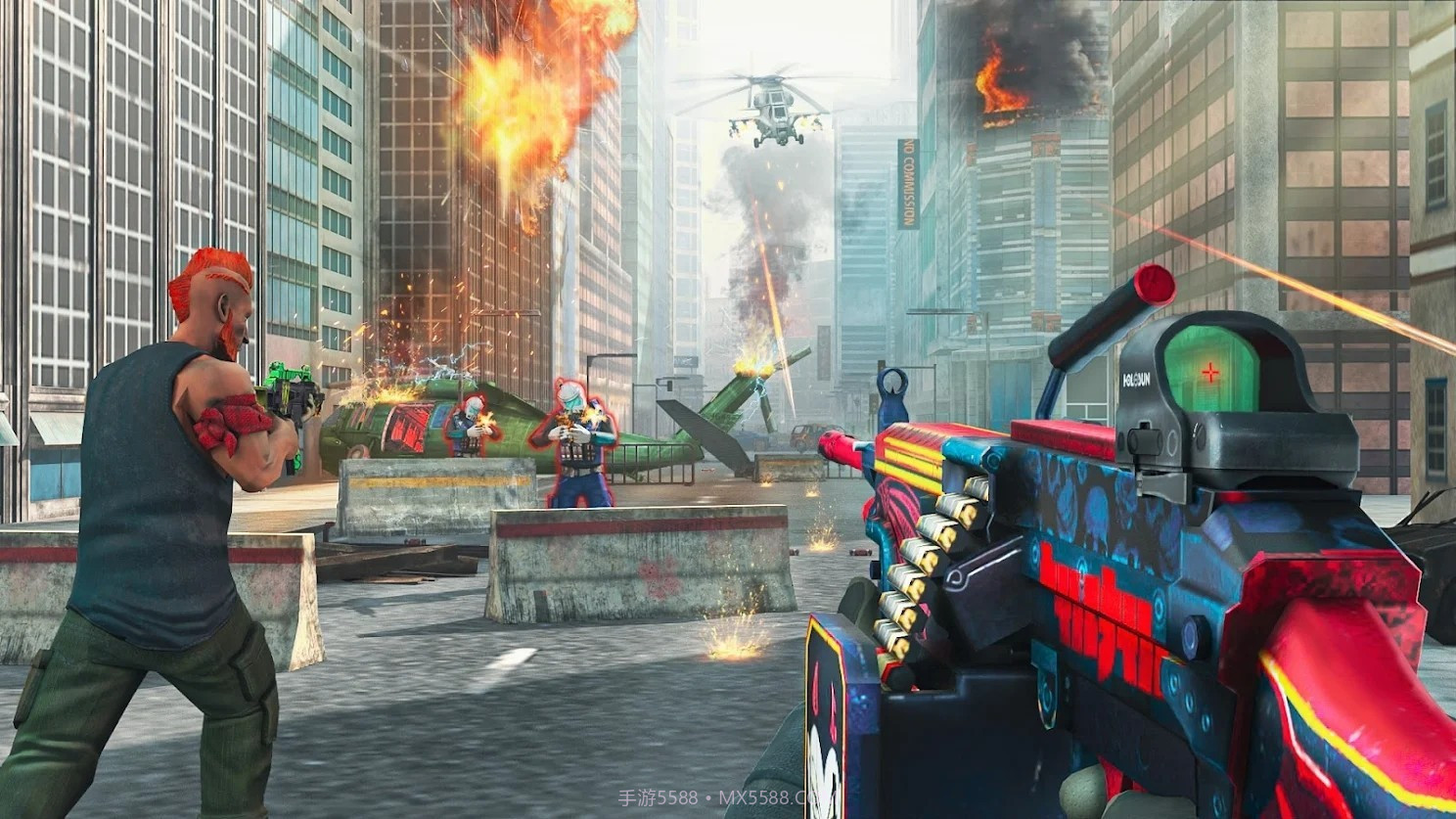 自由罢工射击截图2