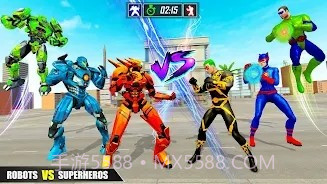机器人VS超级英雄格斗截图1 机器人VS超级英雄格斗截图1