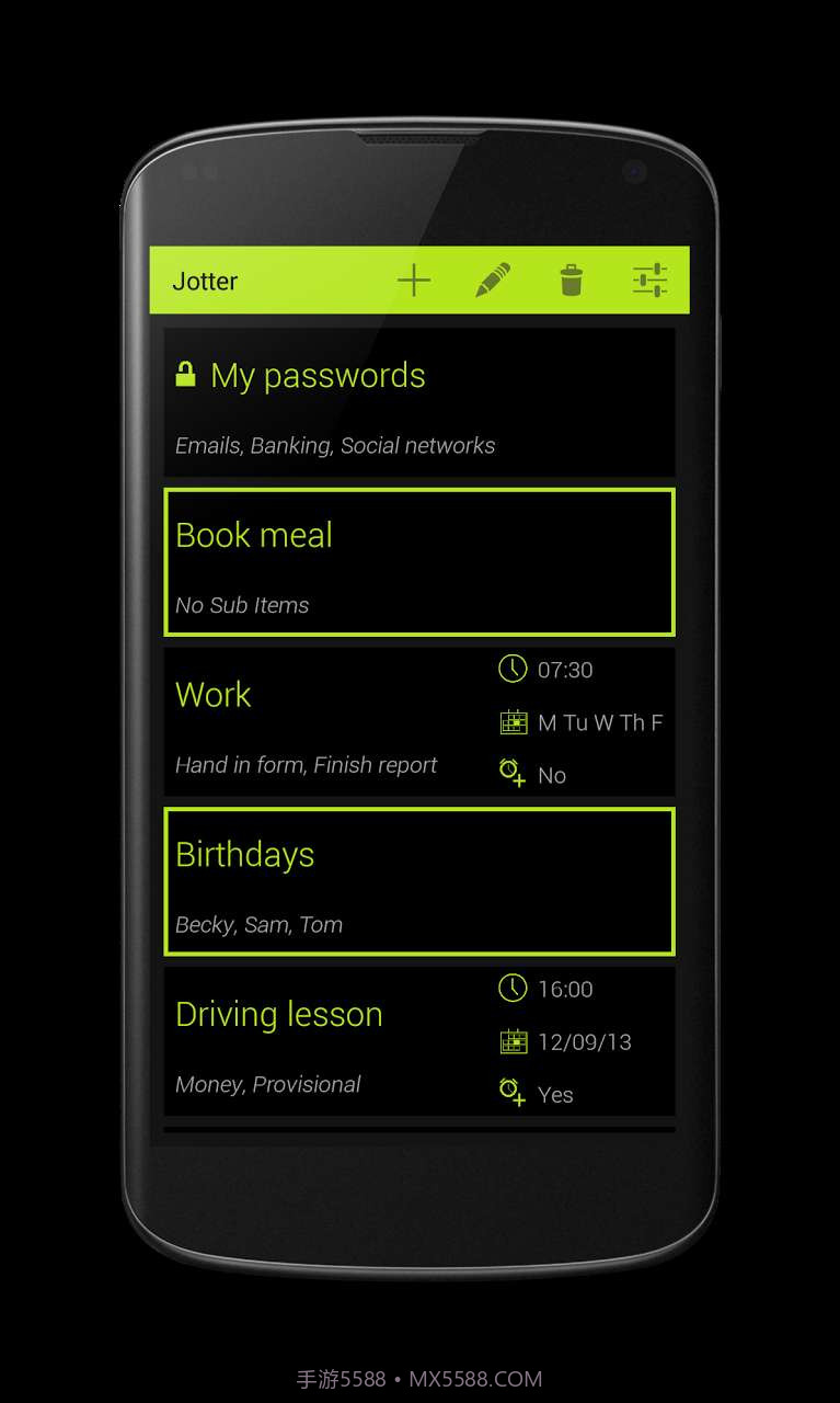 Jotter 记事本截图3 Jotter 记事本截图3