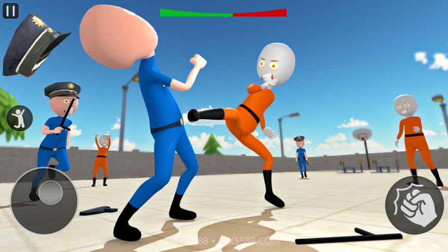 火柴人黑手党监狱越狱截图4