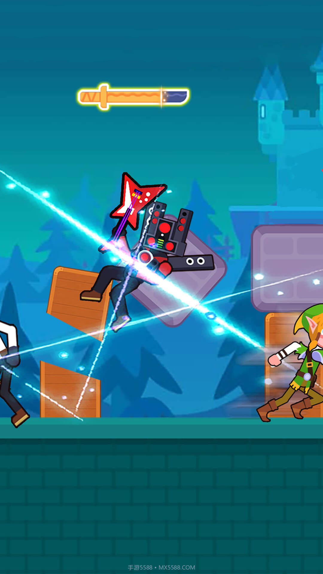 忍者大战马桶人截图2