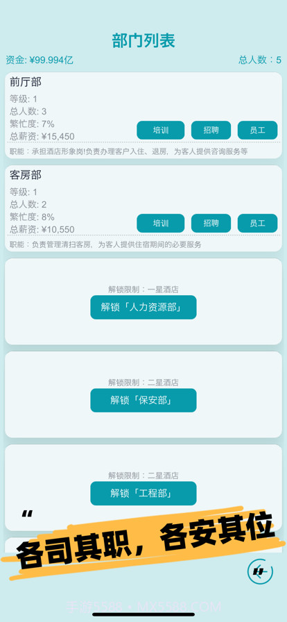 模拟经营大酒店截图3 模拟经营大酒店截图3