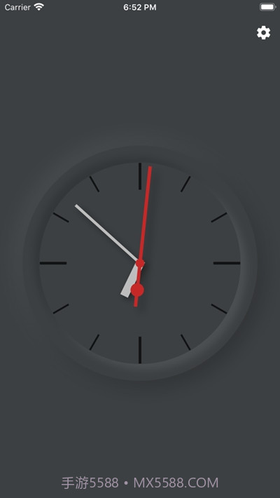 模拟时钟全屏时钟显示截图3