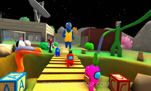 彩虹朋友太空狼人杀3D截图2