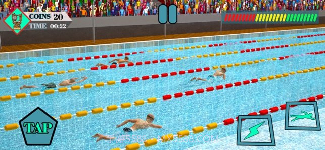 夏季运动游泳比赛截图2