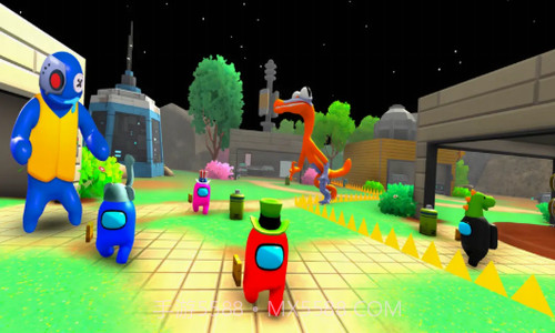 彩虹朋友太空狼人杀3D截图1