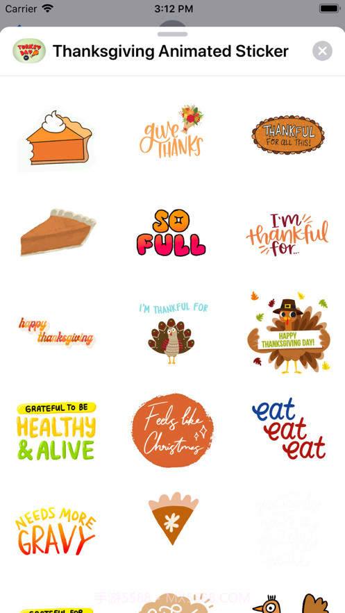 ThanksgivingAnimatedSticker截图4 ThanksgivingAnimatedSticker截图4